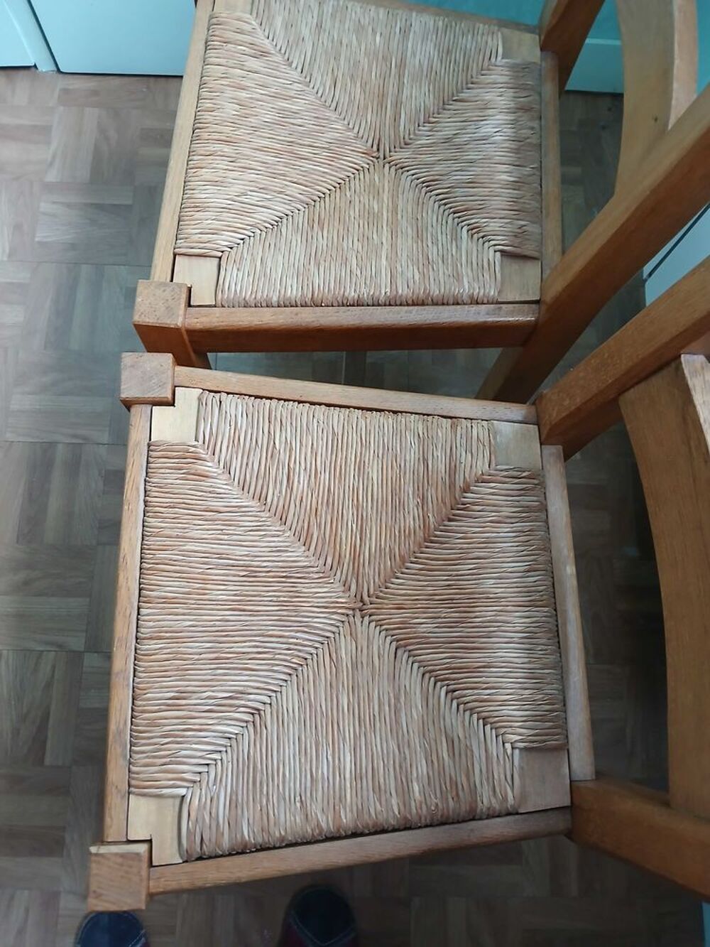 chaises en ch&ecirc;ne massif Meubles
