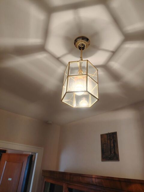 Plafonnier vintage dor� 20 Divonne-les-Bains (01)