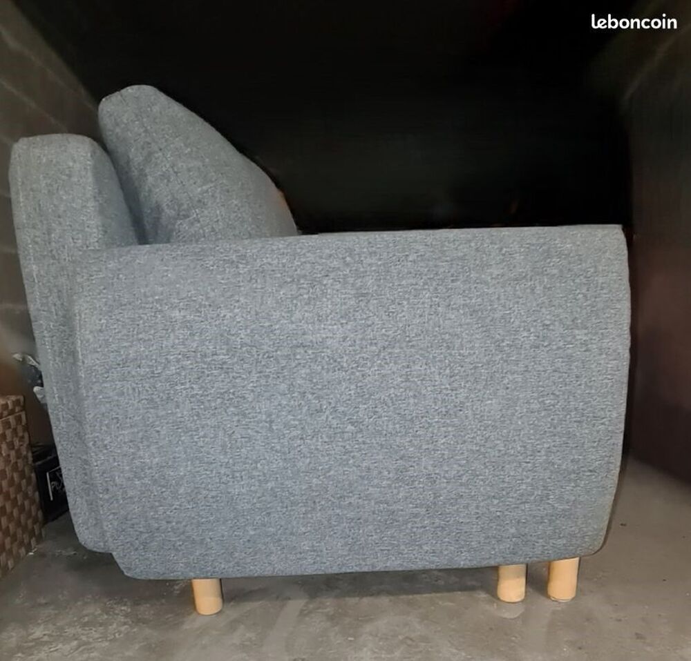 Canap&eacute; IKEA gris 3 places convertible - NEUF Meubles