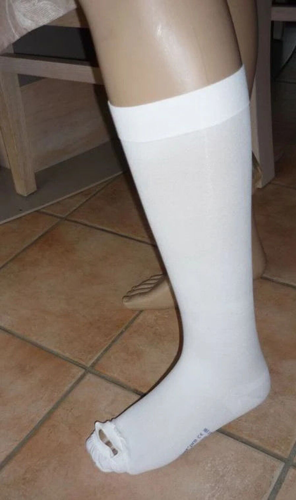 2 paires de Mi-bas anti-thrombose Vêtements