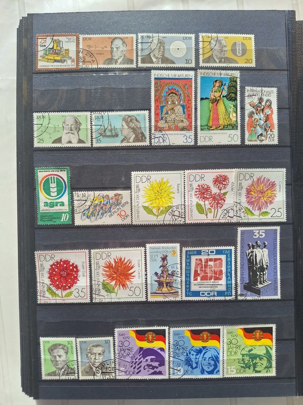 S&eacute;rie de timbres de collection d'Allemagne ter 