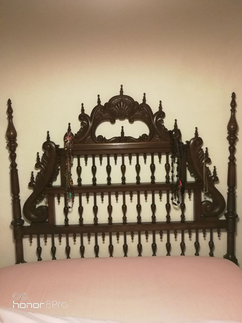 TETE DE LIT EXOTIQUE BOIS FONCE Meubles