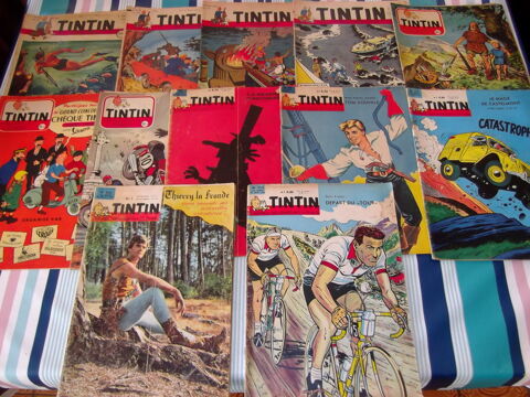 le journal de tintin 12 numeros ann�e 50 a 64 25 Maillot (89)