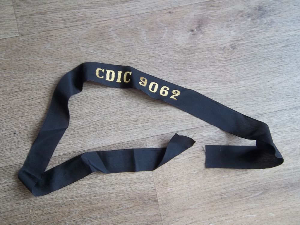 bande bachi marine nationale Cdic 9062 chaland de d&eacute;barqueme 