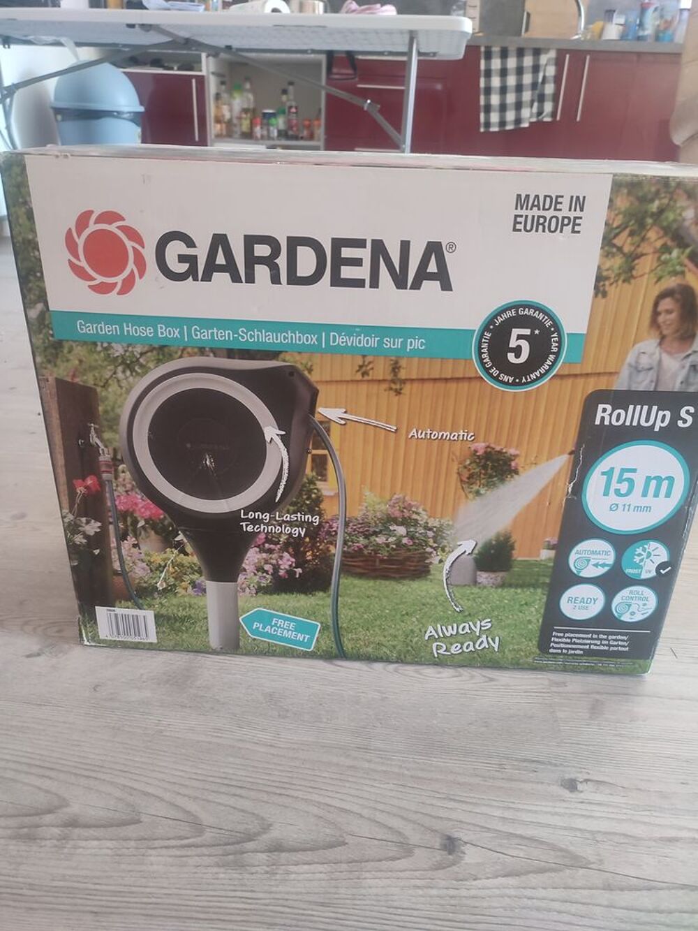 Tuyau d'arrosage d&eacute;vidoir sur pic Jardin