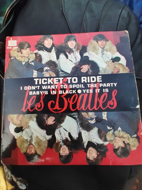 disque vinyl Beatles Ticket To Ride Vias (34)
