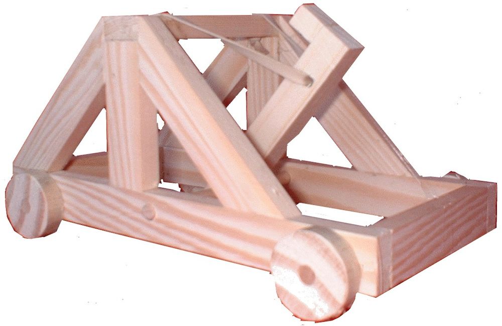 Maquette de catapulte &agrave; roues Jeux / jouets