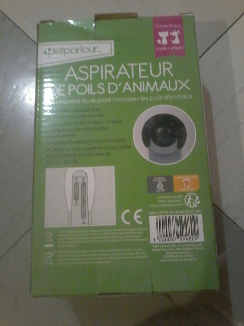 brosse aspirateur pour animaux Electromnager