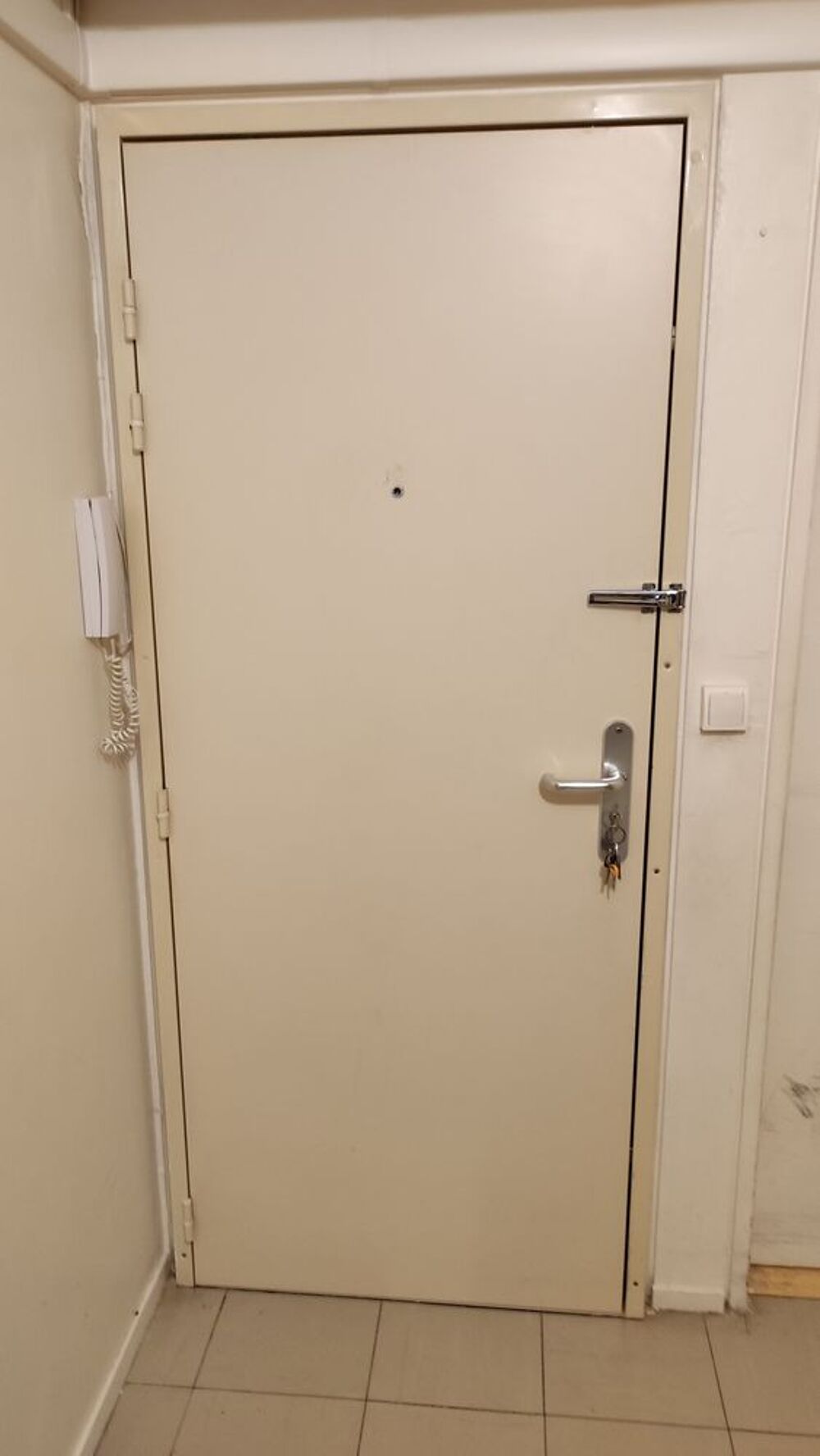 Porte blind&eacute;e d'appartement Bricolage