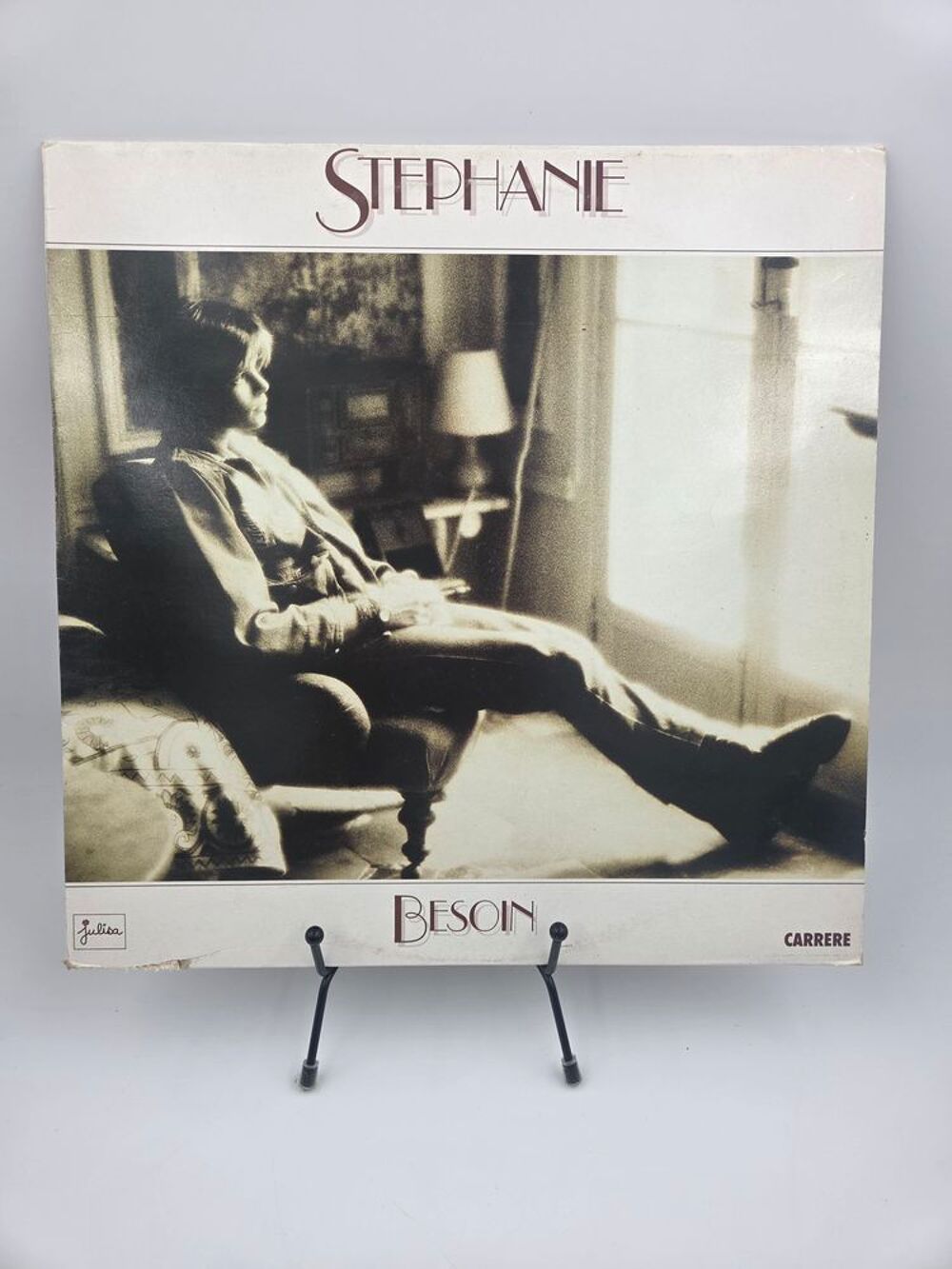 Vinyle 33 tours Stephanie : Besoin avec fourreau CD et vinyles