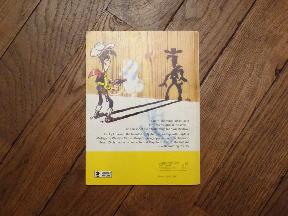 Lucky Luke- Western Circus- en Anglais- 1977- Ren&eacute; Goscinny Livres et BD