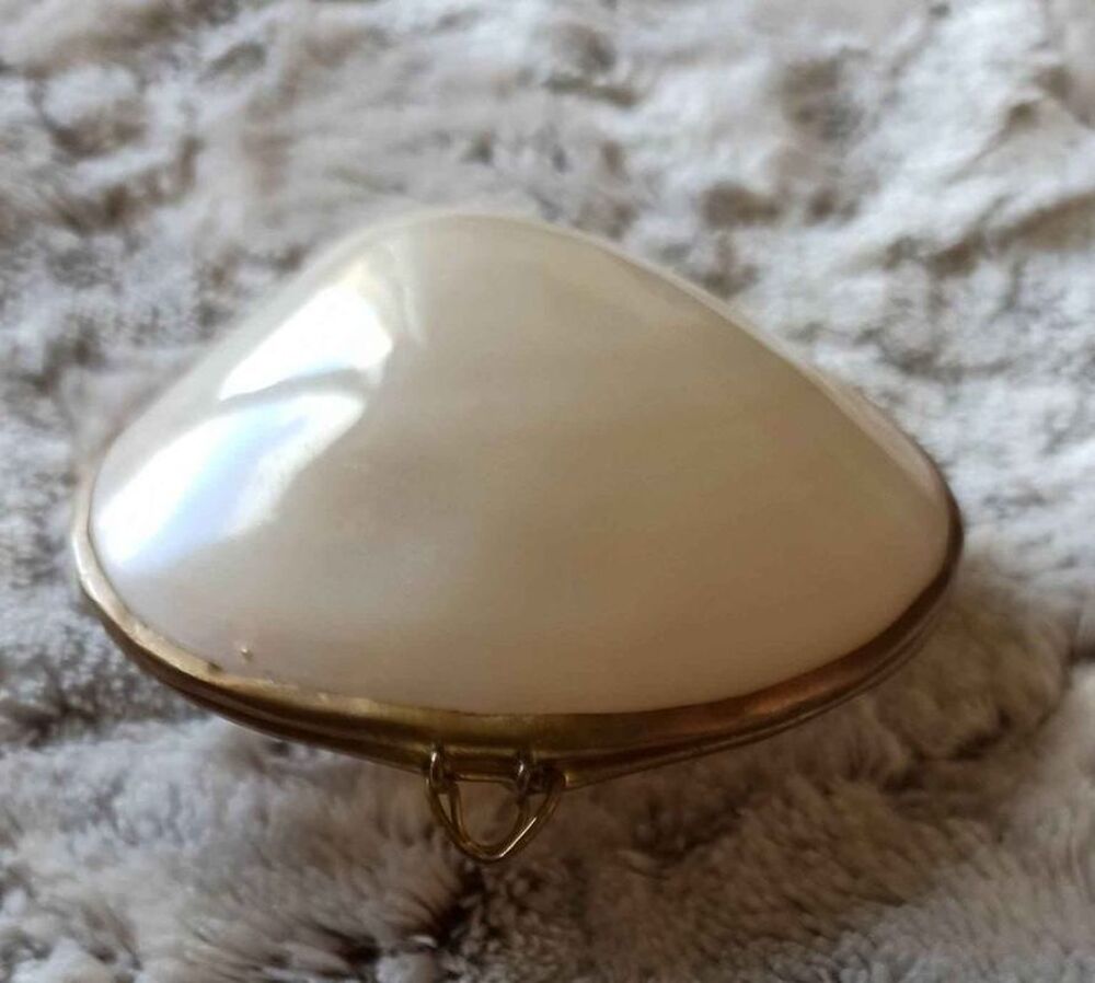 &Eacute;crin en nacre et laiton en coquillage Bijoux et montres