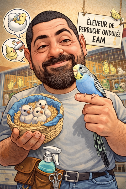 Perruche ondul&eacute;e 1 62200 Boulogne-sur-mer