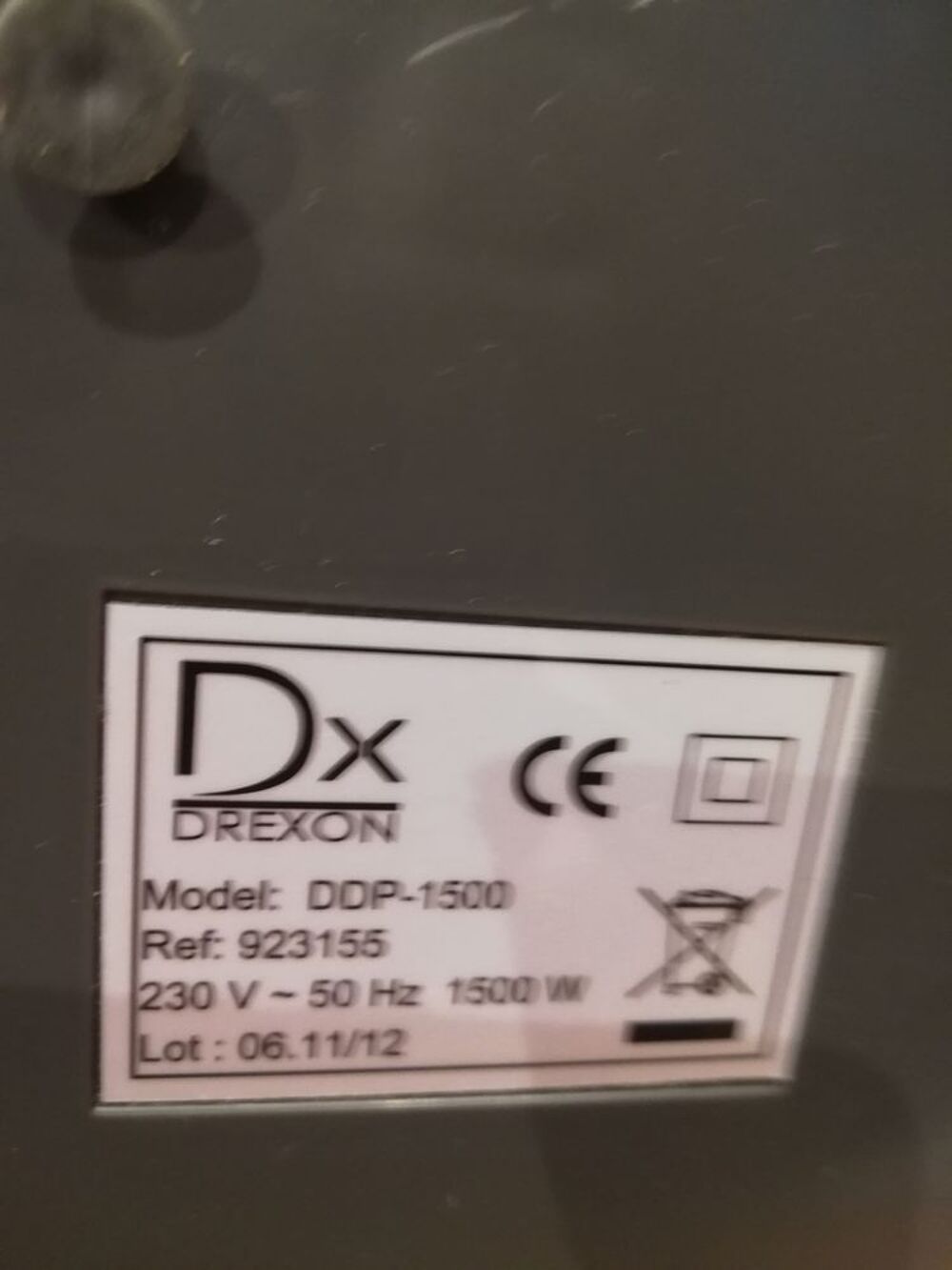 Vent chauffage d'appoint Electroménager
