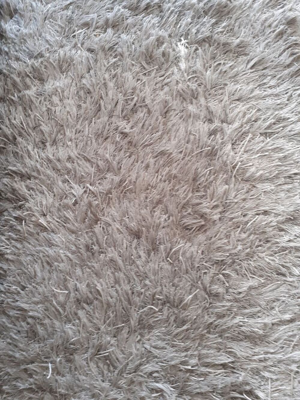 Tapis &agrave; m&egrave;che gris / taupe Dcoration