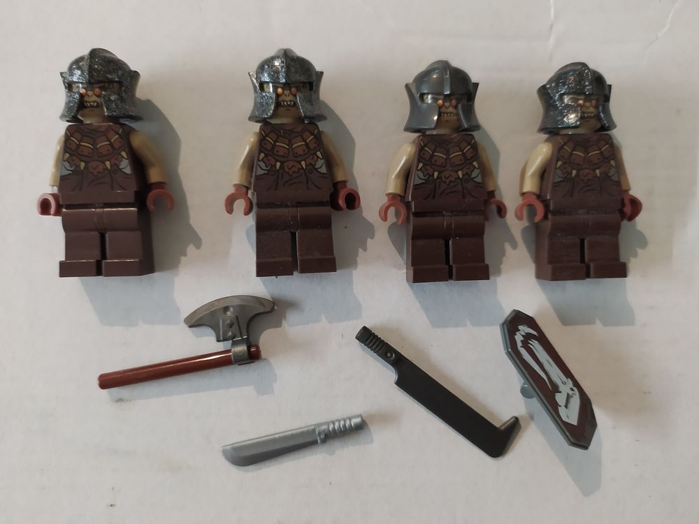 Lego figurines Lord of Rings Orcs du Mordor en TBE Jeux / jouets