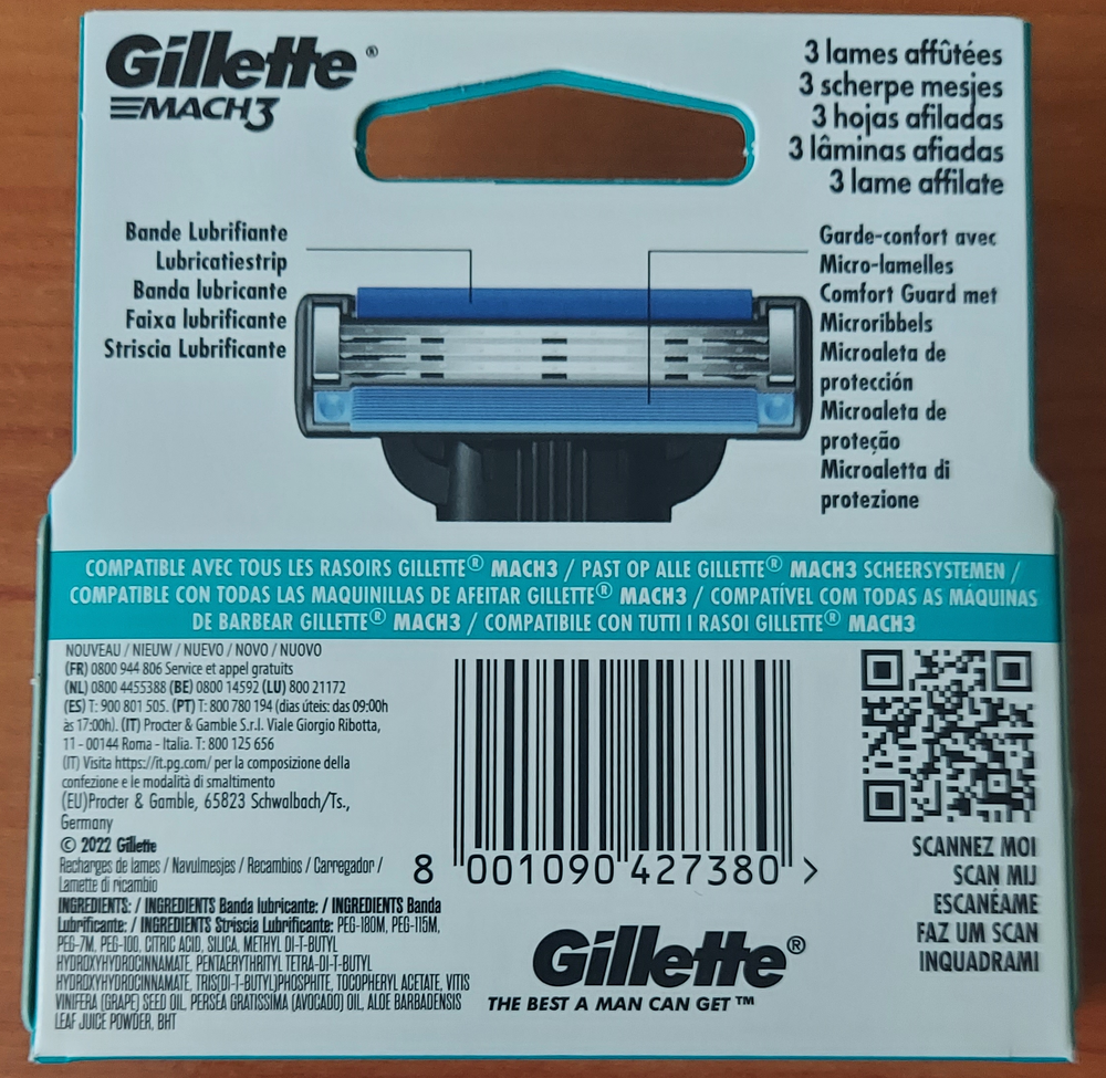 Gillette Mach 3 Electroménager