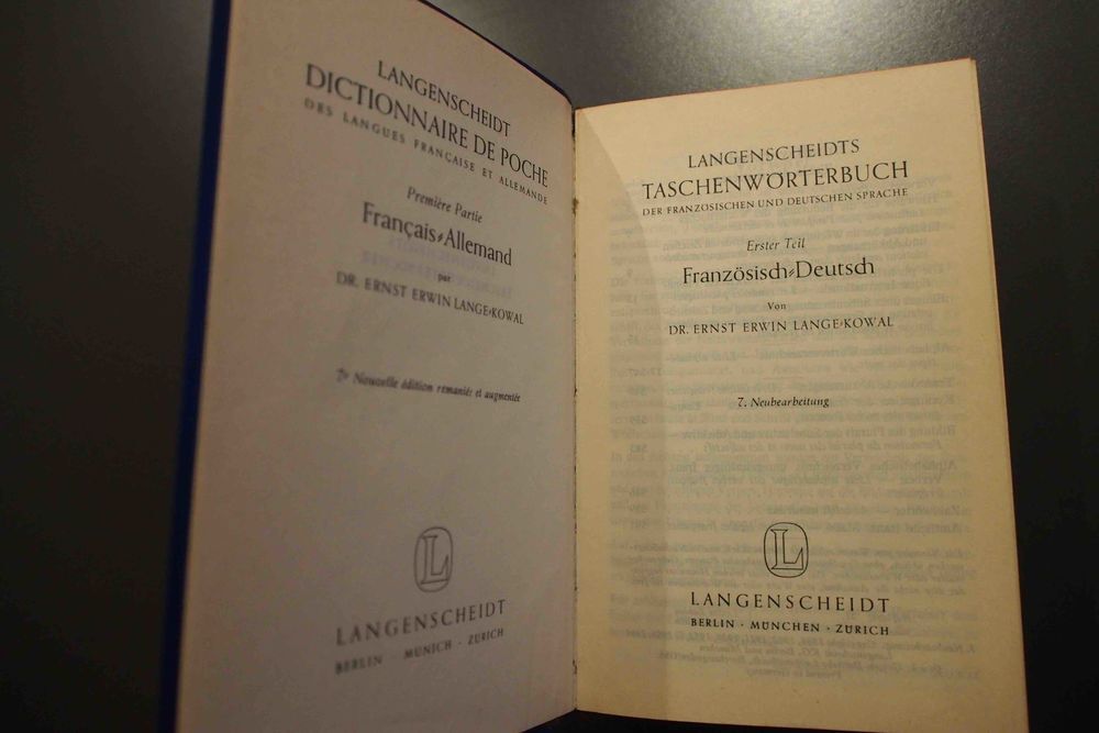 Dictionnaire de poche fran&ccedil;ais allemand fran&ccedil;ais, Livres et BD