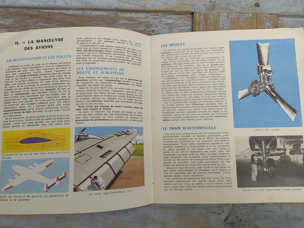 Brochure Air France sur les Routes du Ciel 1954
