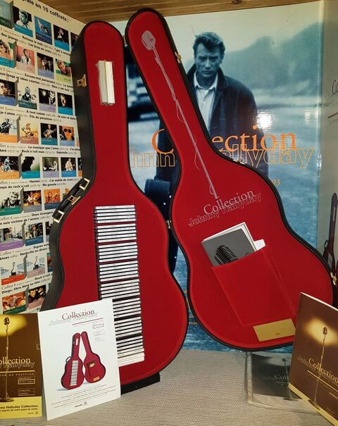 Coffret Guitare Collection 1993 Johnny Hallyday 1050 Roncq (59)