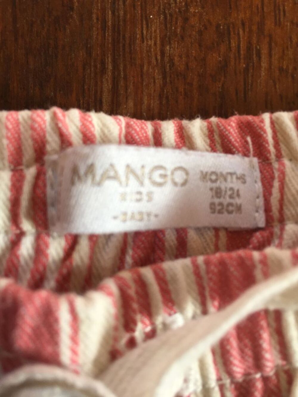 pantalon enfant gar&ccedil;on ray&eacute; " Mango kids " V�tements enfants