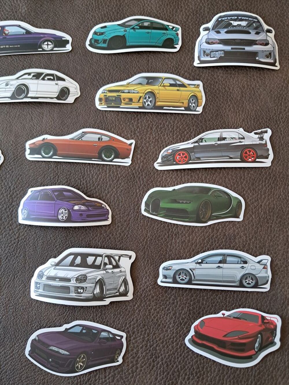 lot de 25 stickers autocollants voiture de sport
