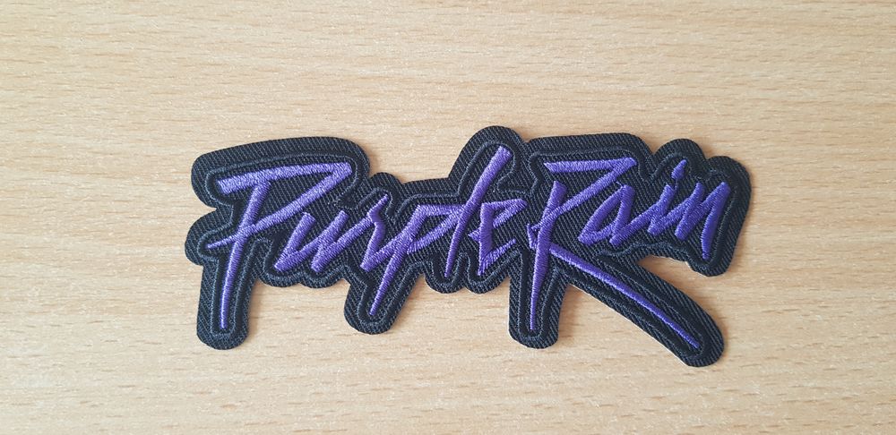 &eacute;cusson brod&eacute; patch Prince prince album purple rain 12x5 cm 