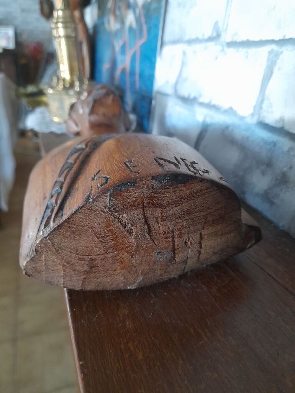 BUSTE EN BOIS D�coration