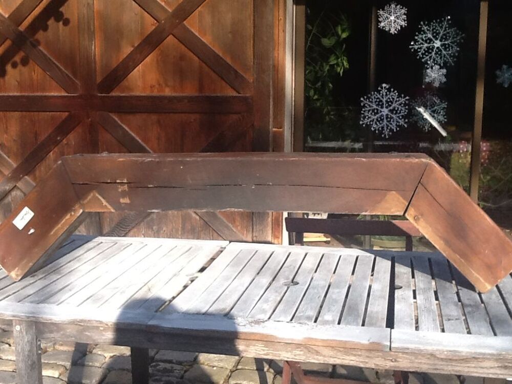 Ancien Poutre en bois pour bandeau de chemin&eacute;e ou barbecue Bricolage