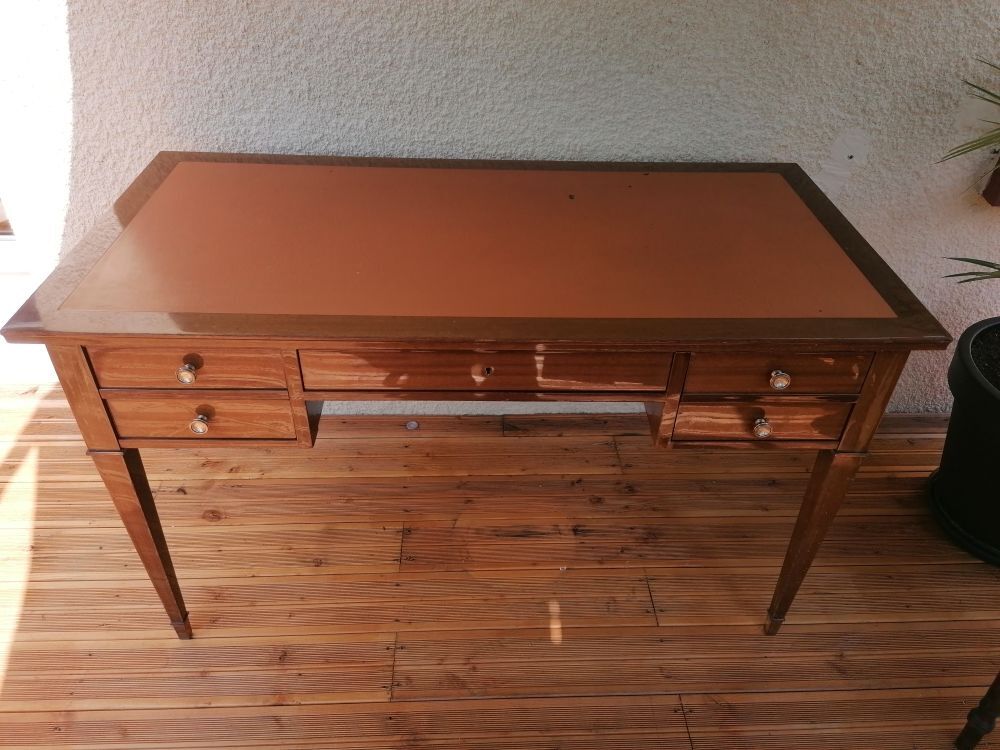 Bureau plat style Directoire 1950 Meubles