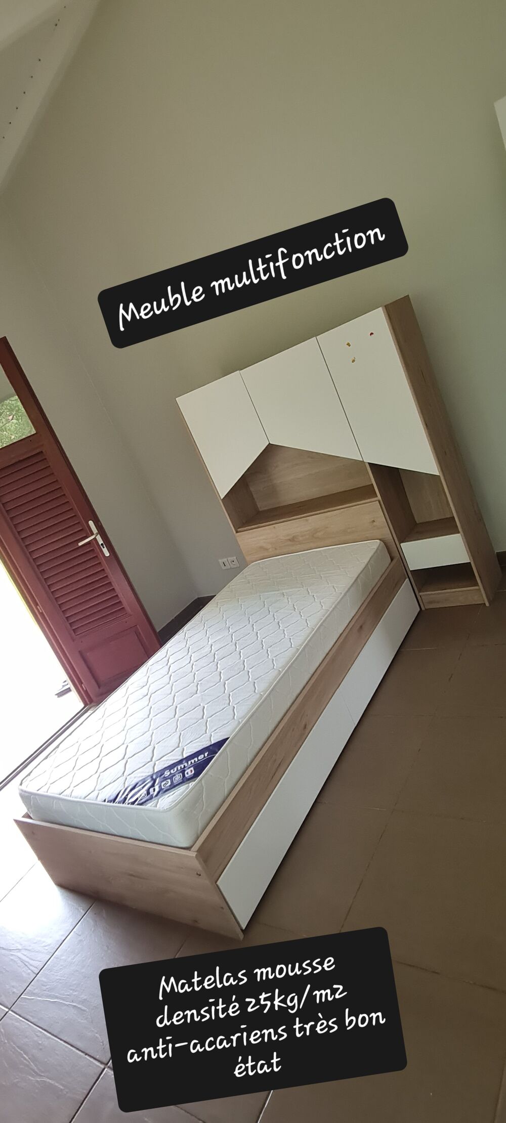 Lit Matelas meuble multifonction Meubles