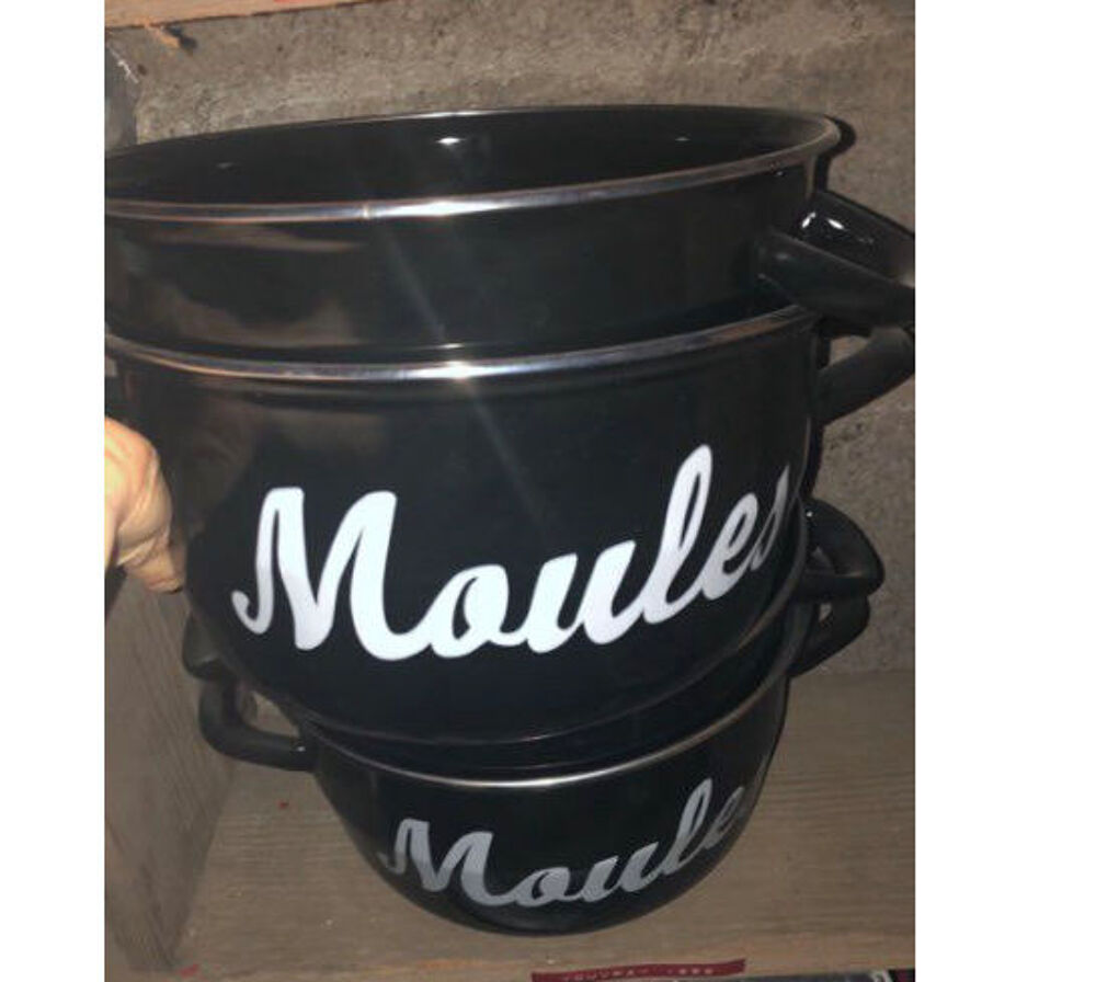 lot de deux marmites pour moules Electroménager