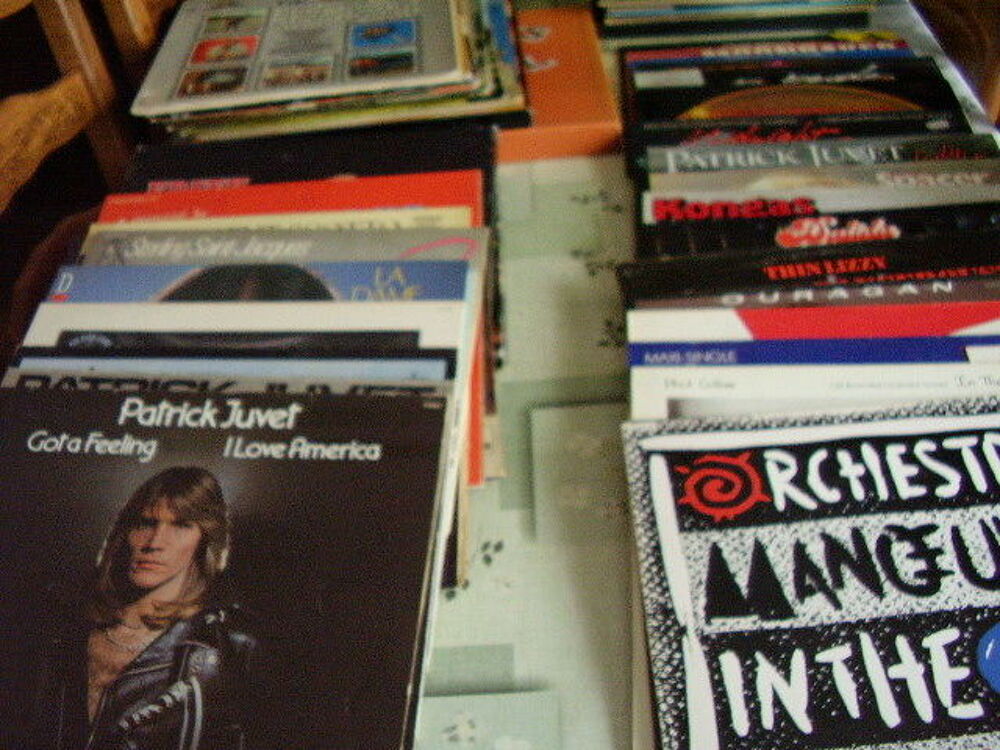 100 disques 33 tours &agrave; prendre &agrave; Reims. CD et vinyles