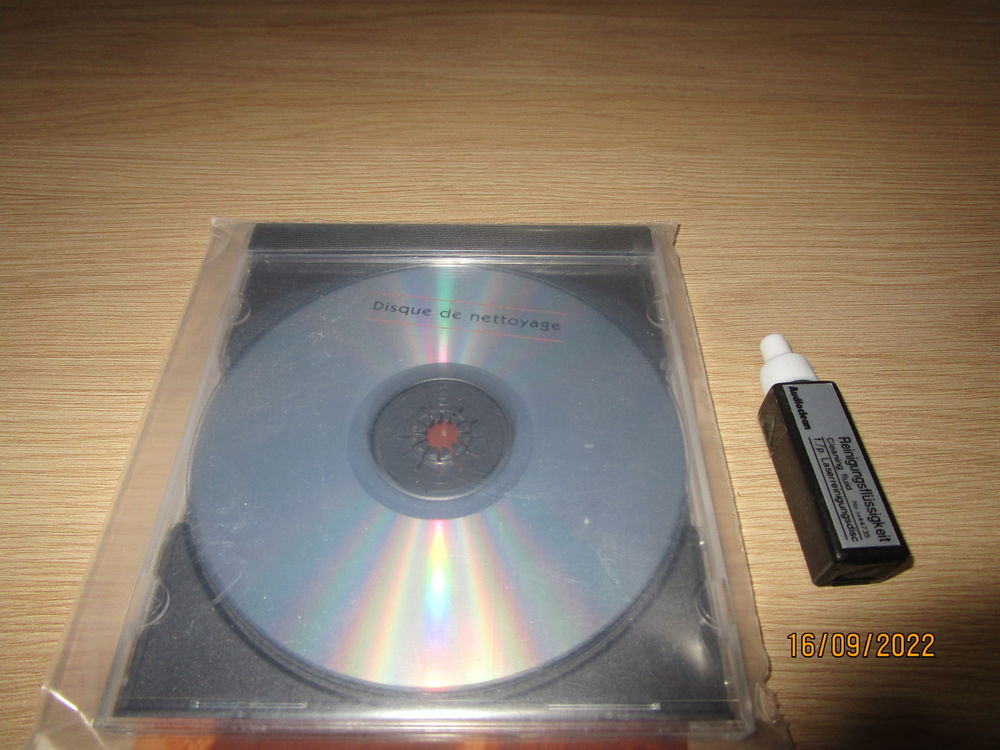 disque de nettoyage pour CD/ DVD/ HIFI Photos/Video/TV