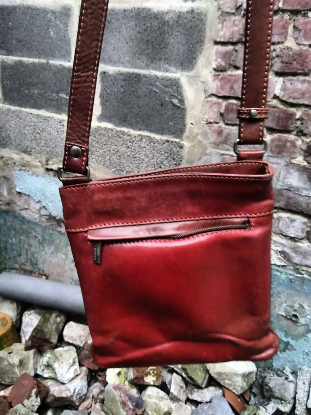 Petit sac &agrave; bandouli&egrave;re en cuir Maroquinerie