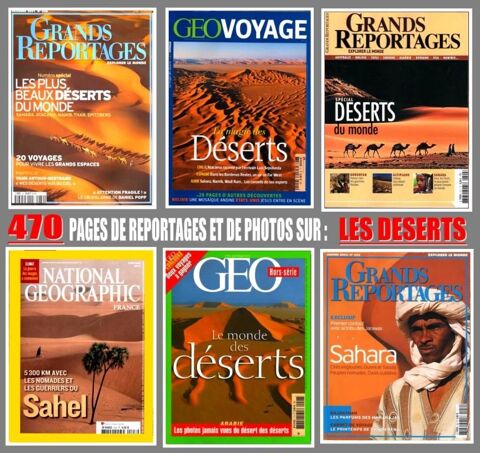 DÉSERTS DU MONDE - géo - SABLES ET OASIS 20 Lille (59)