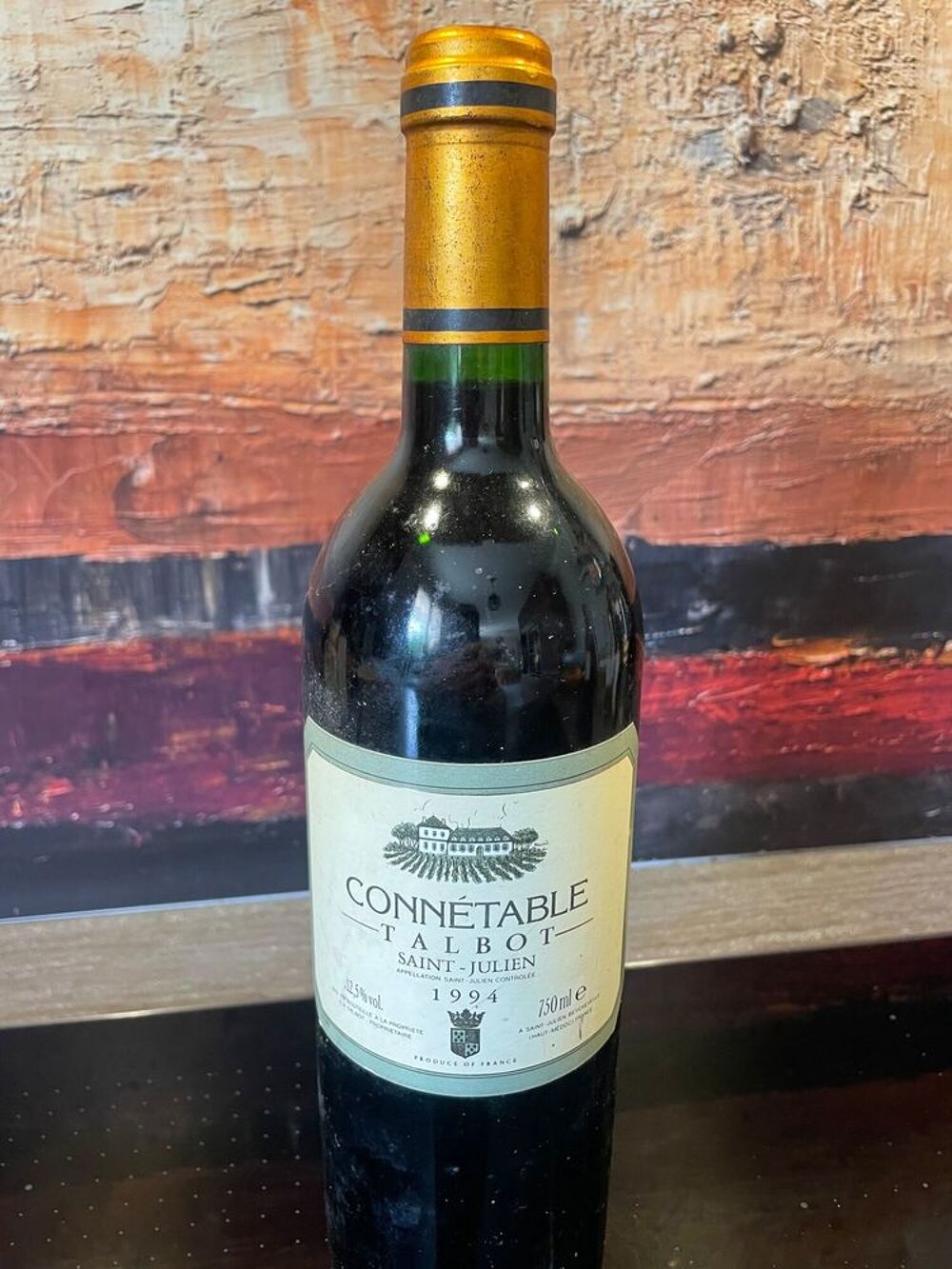 1 BT St JULIEN Ch&acirc;teau Connetable Talbot 1994 Bordeaux Rouge Cuisine