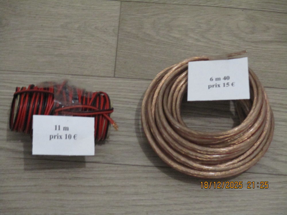C&acirc;ble d'enceinte Bricolage