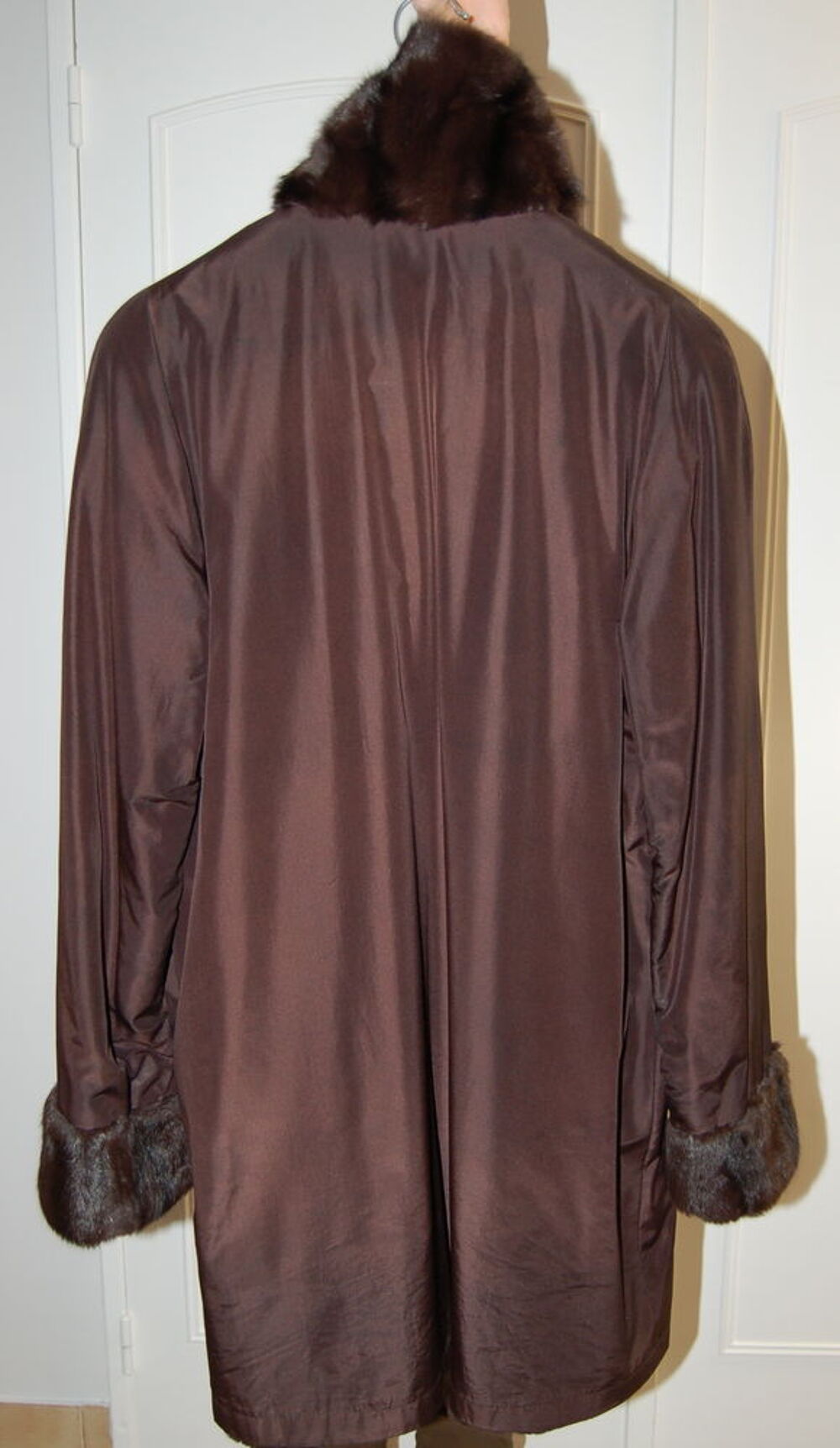 Manteau ragondin-lapin r&eacute;versible Vêtements