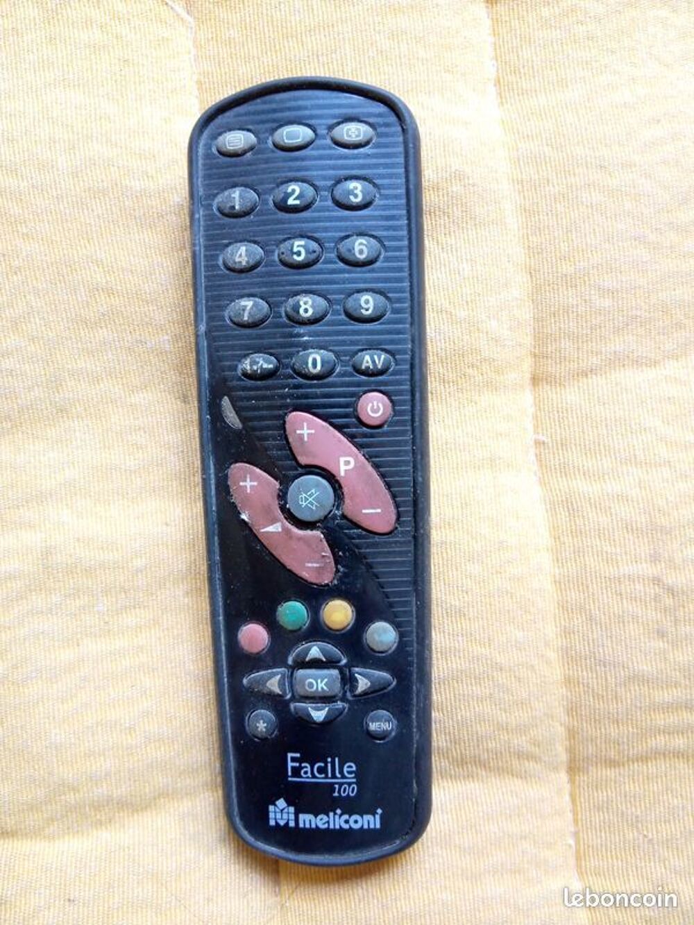 T&eacute;l&eacute;commande universelle MELICONI Facile 100 Photos/Video/TV