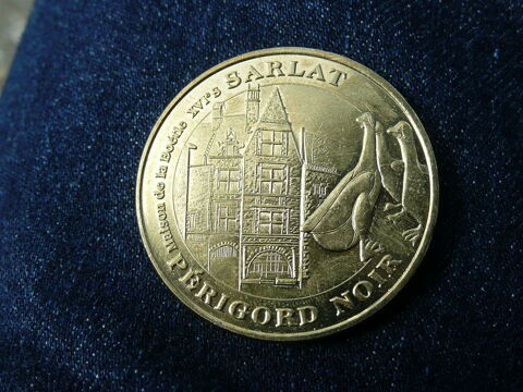 Médaille touristique monnaie de Paris Sarlat (24) 5 Bordeaux (33)