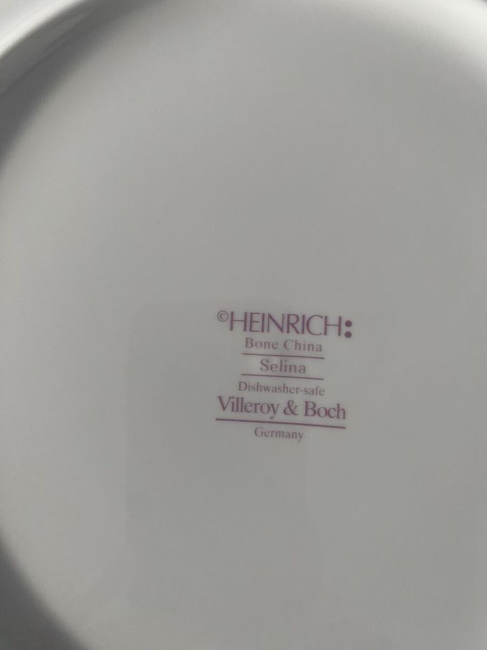 Lot 6 (+1) assiettes de pr&eacute;sentation Villeroy &amp; Boch Décoration