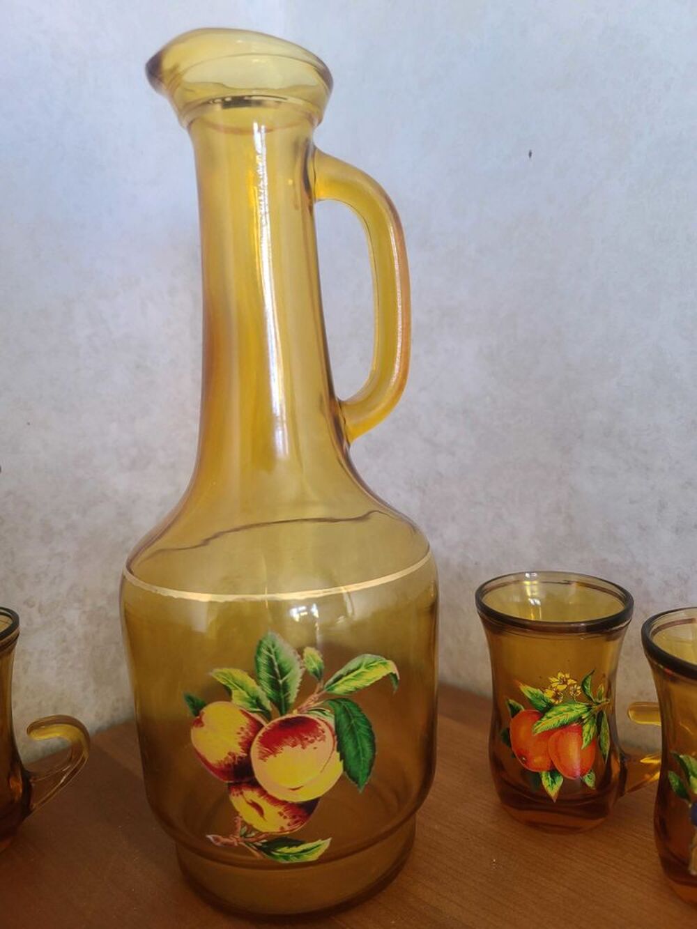 service &agrave; liqueurs Décoration