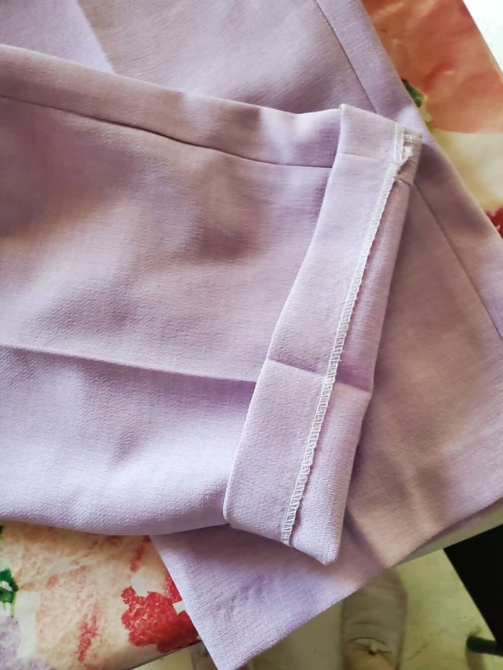 PANTALON FEMME ENTRE NOUS TAILLE 48 LILAS Vêtements