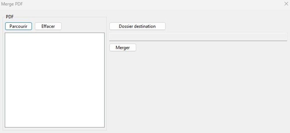   Merge des PDF 