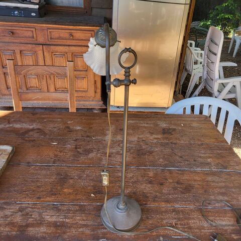 lampe de chevet en laiton ancien 50 La Farlède (83)