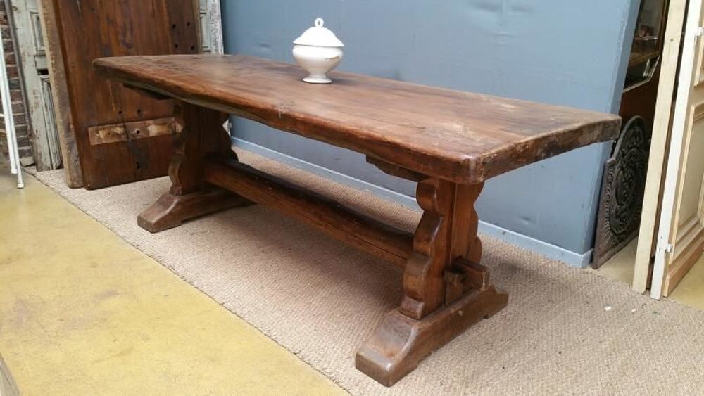 V&eacute;ritable table monast&eacute;re en ch&eacute;ne massif Meubles