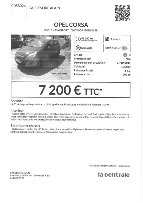 Opel corsa 