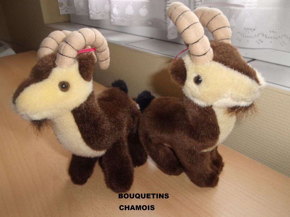 Peluche et doudou Bouquetins Chamois, neufs Jeux / jouets