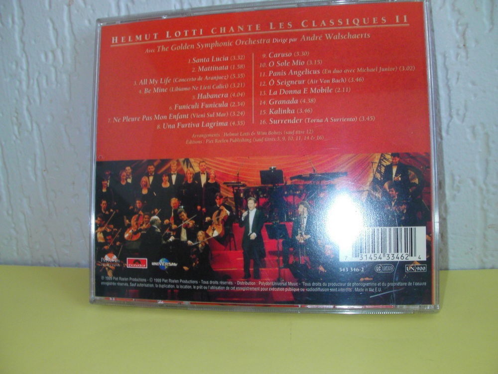 CD Helmut LOTTI chante les classiques II CD et vinyles